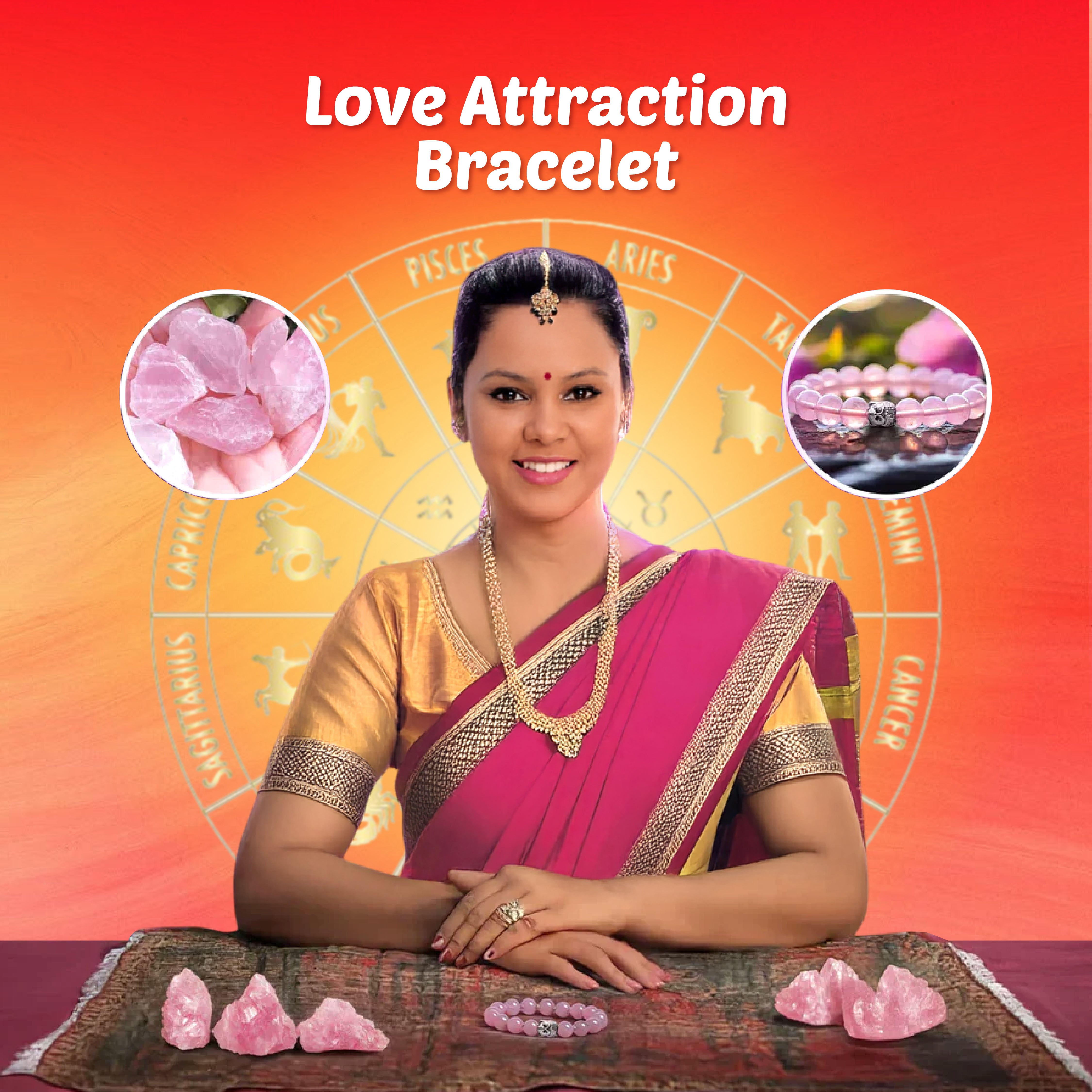 Love Attraction Bracelet (Manifest Love & Positive Relationships)