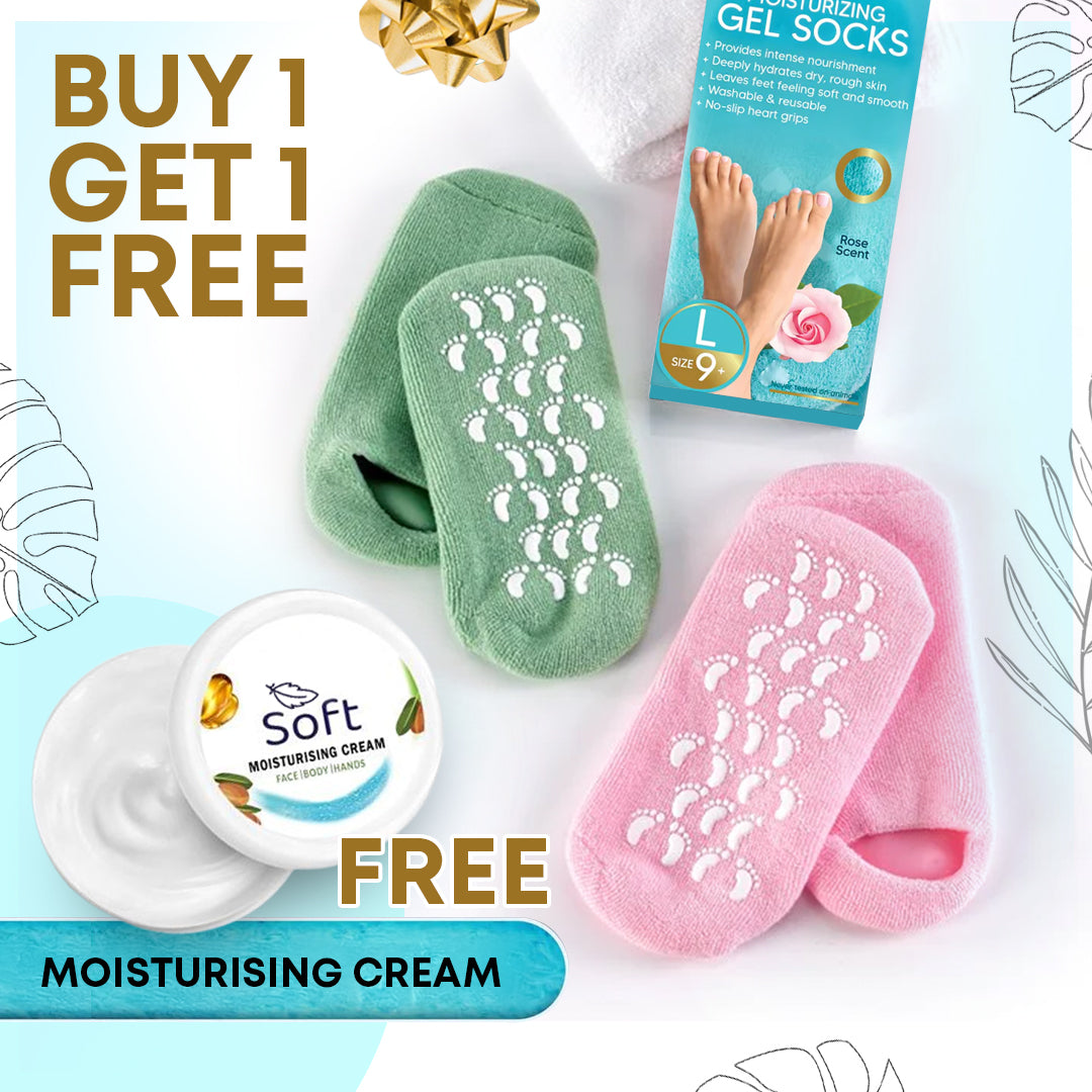 SootheSocks™ - Foot Spa Pedicure Silicone Socks For Men & Women (Free Moisturizing Cream)