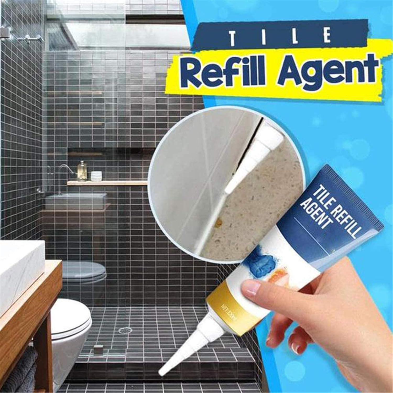 Waterproof Gap Filler Kit for Walls and Tiles - (Make your Tiles Brand New🔥🔥)