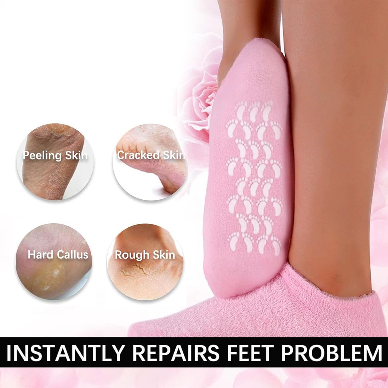 SootheSocks™ - Foot Spa Pedicure Silicone Socks For Men & Women (Free Moisturizing Cream)